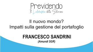 Previdendo 2024 XVI Edizione  Francesco Sandrini Amundi SGR Seconda Giornata [upl. by Ottavia588]