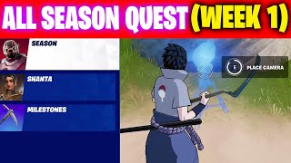 All Season Quest Guide in Chapter 3 week 1 Challenges [upl. by Htiek]