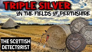 A TRIPLE SILVER day metal detecting in Perthshire with the XP DEUS 2 [upl. by Aurthur]