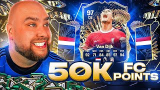 50K FC Points Decide My Team w 97 TOTS VIRGIL VAN DIJK [upl. by Aicatsanna]