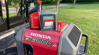 Honda EU3000 generator RV season maintenance [upl. by Lamori]