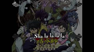 Sha la laAyakashi Night Ost Kekkaishi karaokevocal removed [upl. by Oswal448]