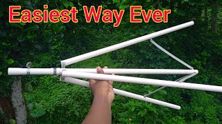 How To Make A Tripod  DIY Tripod Using PVC Pipe 🙂 [upl. by Hough61]