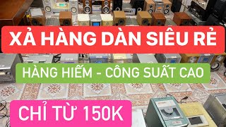 DÀN HIẾM LOA VIP  XẢ HẾT MINI GIÁ SIÊU RẺ  ĐẦU CÔNG SUẤT CAO CÓ GIẢI MÃ  THANH LÝ MẤY MÓN CHO AE [upl. by Dimah]