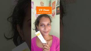 UV Doux silicone sunscreen gel Malayalam reviewSunscreen for all skin types 🫡skincare myntra [upl. by Kyrstin]