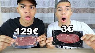 3€ STEAK VS 129€ STEAK   Kelvin und Marvin [upl. by Arehahs998]