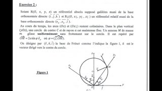 Examen 1 partie 1 Mécanique de point matériel S1 Contrôle القنيطرة SMPC SMIA ENSA MIPC MI [upl. by Isewk360]