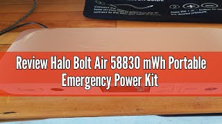 Review Halo Bolt Air 58830 mWh Portable Emergency Power Kit with Tire Pump 4 Interchangeable Air No [upl. by Lower920]