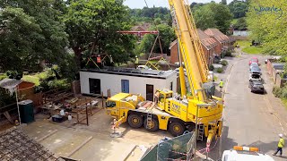 Waverley Borough Council – Installation of 2 modular PassivHaus homes [upl. by Alrahs]