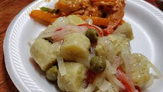 Puerto Rican green bananas pickled Guineitos en escabeche [upl. by Keyte600]