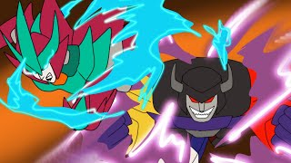 Transformers Combiner Wars Animated Ep 175 Super Saiyan Victorion vs Final form Menasor BATTLE [upl. by Dohsar]