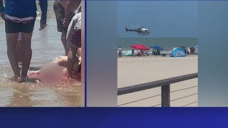 Several people attacked by same shark during July Fourth celebrations in Texas officials say [upl. by Rebor]