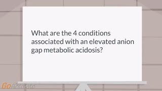 What are causes of anion gap metabolic acidosis [upl. by Mercier676]