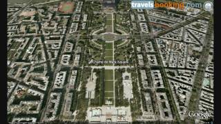 Paris Virtual Tour with Google Earth  Part 1 [upl. by Naes]