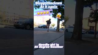 Hoodie girl subscribe run trending halloween shortvideos comedyfilms feedshorts shorts [upl. by Annail336]