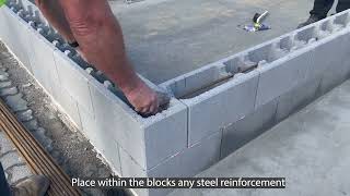 APC DIY Grey Blocks Retaining Wall [upl. by Hoisch810]