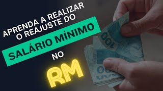 Como Reajustar o Salário Mínimo no RM  Guia Completo 2024 [upl. by Stav]