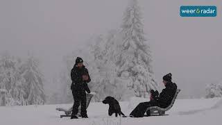 Weerreporter in winterwonderland regio Winterberg [upl. by Afas]