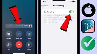 Come abilitare la registrazione delle chiamate in iPhone iOS 18 [upl. by Daphene808]