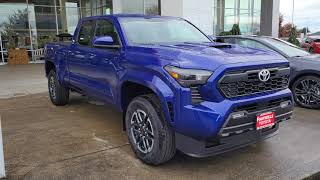 2024 Toyota Tacoma TRD Sport 4x4 Double Cab in Blue Crush Metallic [upl. by Letnom]