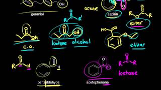 Identifying functional groups  Organic chemistry  Khan Academy [upl. by Llehsim]