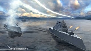 This is what would happen if the USS Zumwalt fought a Russian battlecruiser [upl. by Ita354]