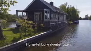 Vakantiehuis huren Nederland Loosdrechtse Plassen  Huis aan water op eiland [upl. by Jenda]