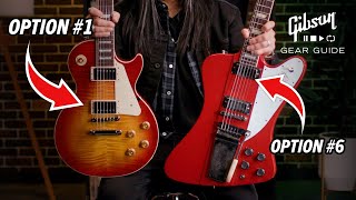 Choosing The BEST Gibson ELECTRIC Guitar Shape For YOU  Beginners Guide [upl. by Airla]