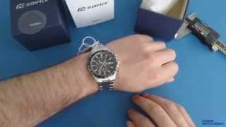 Casio Edifice Chronograph EF547D1A1V [upl. by Ennayhc]