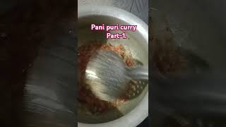 Pani puri curry part 1  trending shorts  viral videos  subscribe for more [upl. by Airemaj603]