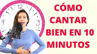 🔥CÓMO CANTAR BIEN EN 10 MINUTOS 🎵Como aprender a cantar Clases de canto desde cero Natalia Bliss [upl. by Dare]