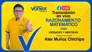 CLASES FREE DE RAZONAMIENTO MATEMÁTICO  VONEX [upl. by Rehpotsihc692]