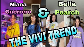 NIANA GUERRERO amp BELLA POARCH THE VIVI TIKTOK TREND  YRN [upl. by Onid504]