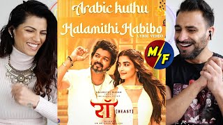 Halamithi Habibo Hindi Arabic Kuthu Lyric Video  Beast  Thalapathy Vijay  Anirudh  REACTION [upl. by Hazmah]