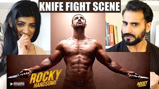 ROCKY HANDSOME FINAL FIGHT SCENE REACTION  John Abraham  Knife Fight Scene [upl. by Ynatsed161]