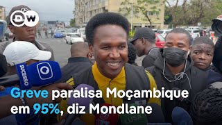 Greve paralisa Moçambique em 95 declara Mondlane [upl. by Varuag431]