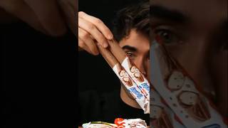 Fastrack chocolate packet🍫😜 foodchallengehumhaibhukkad funny [upl. by Aneetak]