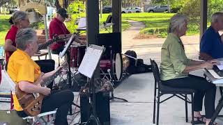 NHB Jazz Band playing “Love is Here to Stayquot snippet at Clymer Park Gulfport FL Nov 3 2024 [upl. by Ahsirat]