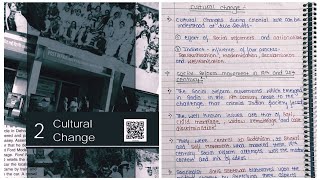 NCERT Notes for Class 12 Sociology ch2 book 2 Cultural Change [upl. by Aitselec702]