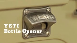 YETI Cooler Accessories Wall Mounted Bottle Opener  YETI [upl. by Enialehs]