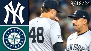 New York Yankees  Seattle Mariners  Game Highlights  91824 [upl. by Iznik]