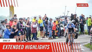 Extended Highlights  Stage 20  La Vuelta 2024 [upl. by Enenaej]