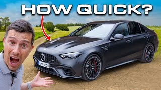 MercedesAMG C63 review 060mph amp 14mile TEST [upl. by Bald]