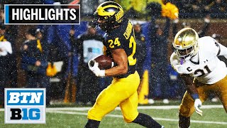 Highlights No 19 Michigan Upsets No 8 Notre Dame  Notre Dame at Michigan  Oct 26 2019 [upl. by Mingche978]