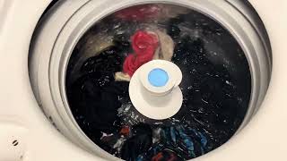 Washing a LARGE Load Of Laundry In My GE Washing Machine [upl. by Annas384]