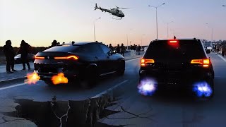 BMW X6M Competition VS JEEP TRACKHAWK technologauto [upl. by Baiel]