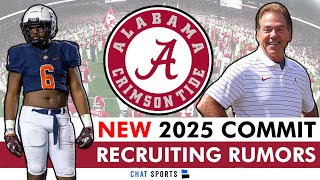 Alabama Football Recruiting Rumors NEW 2025 Commitment  2024 RB Targets Kevin Riley amp Kewan Lacy [upl. by Etnuaed]