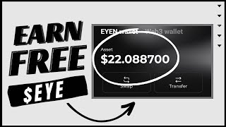 Eyen Wallet Review Free 14 Payment Proof  Claim Free 7 Eye Crypto [upl. by Veedis]