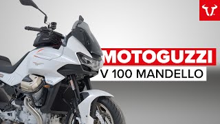 Discover the Moto Guzzi V100 Mandello  AMAZING accessories for an AMAZING bike [upl. by Marsiella]