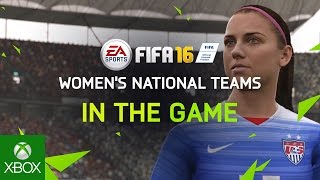 FIFA 16 – Women’s National Teams – IN THE GAME [upl. by Purvis]